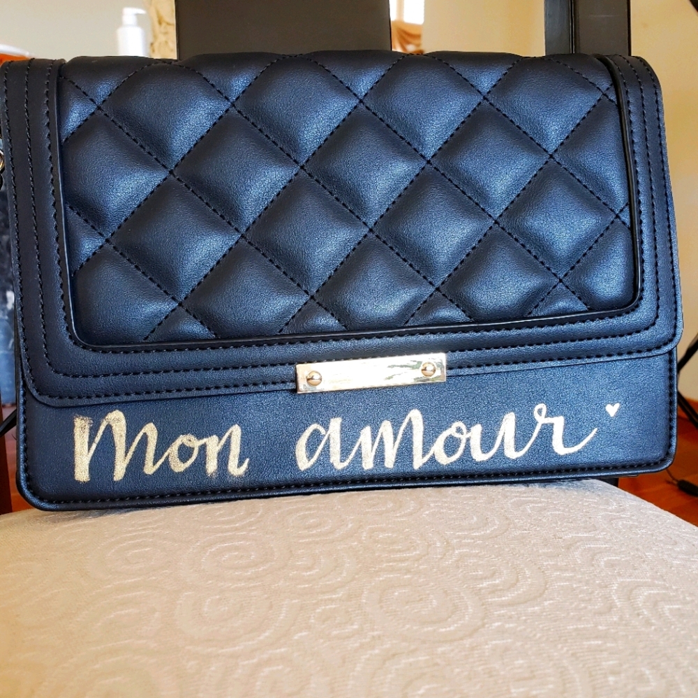 Black Purse with long strap